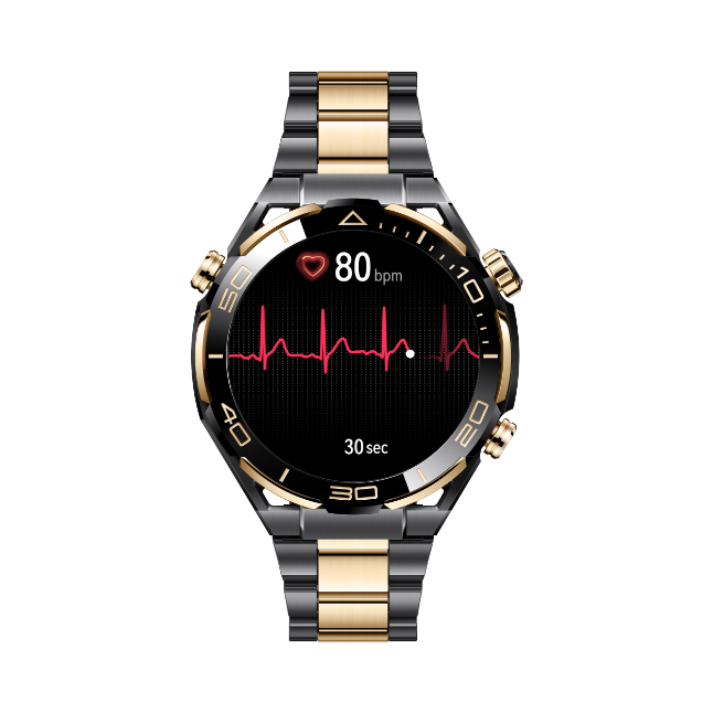 HUAWEI WATCH ULTIMATE DESIGN Złoty - analiza ekg
