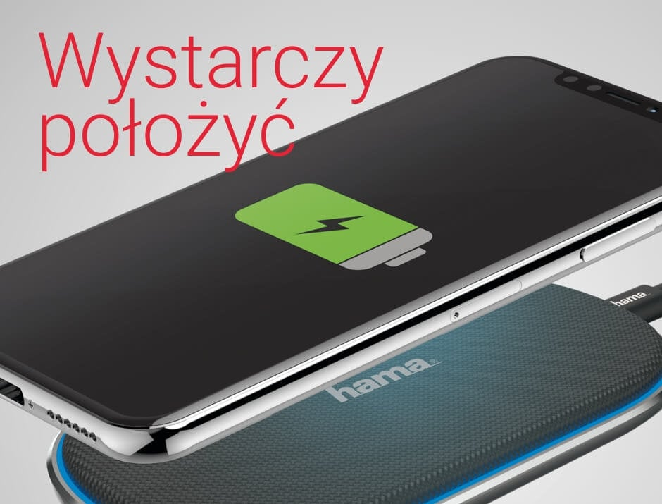Hama technologia bezprzewodowego ładowania