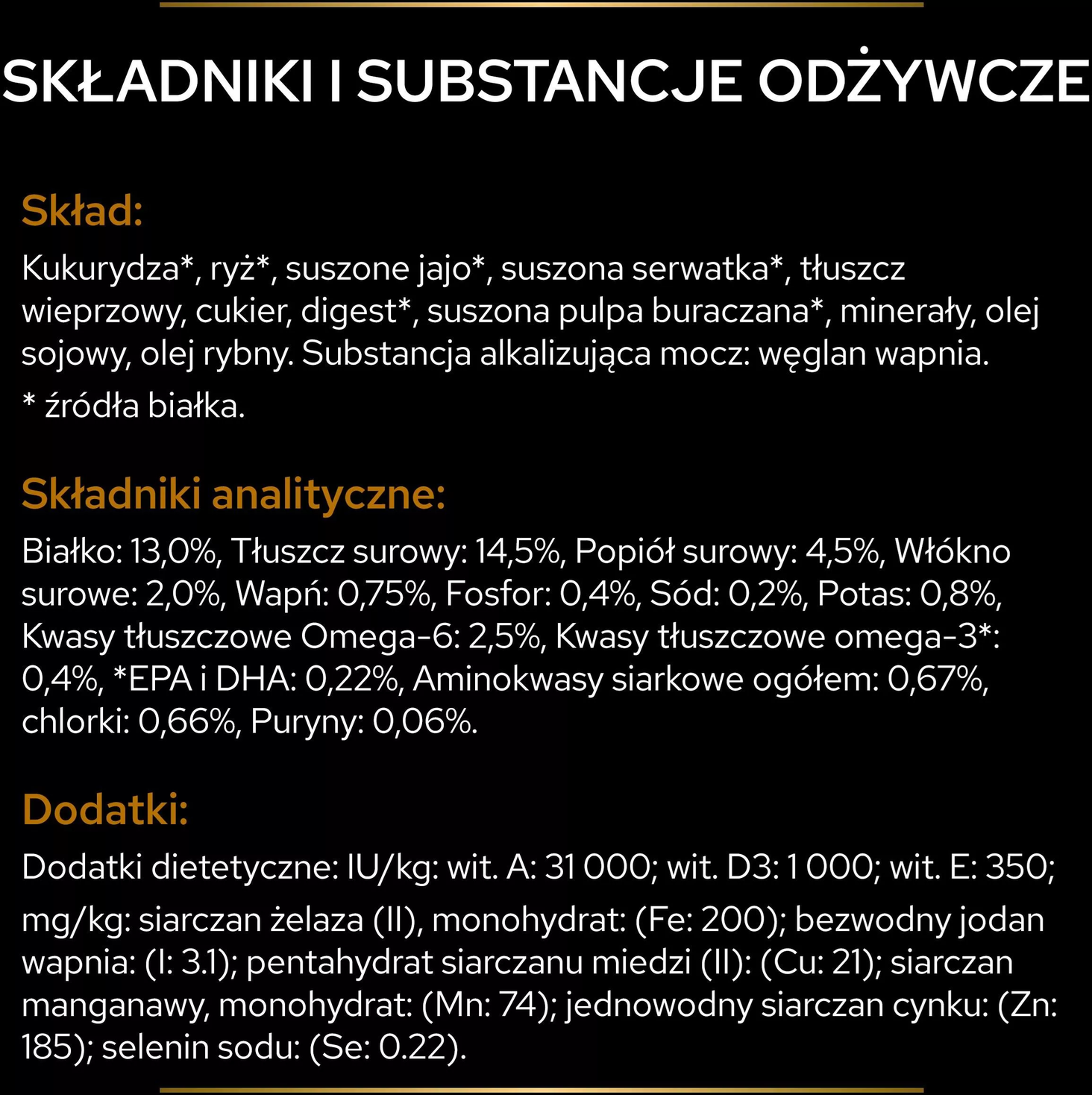 Purina Pro Plan Veterinary Diets CANINE NF 12kg skład