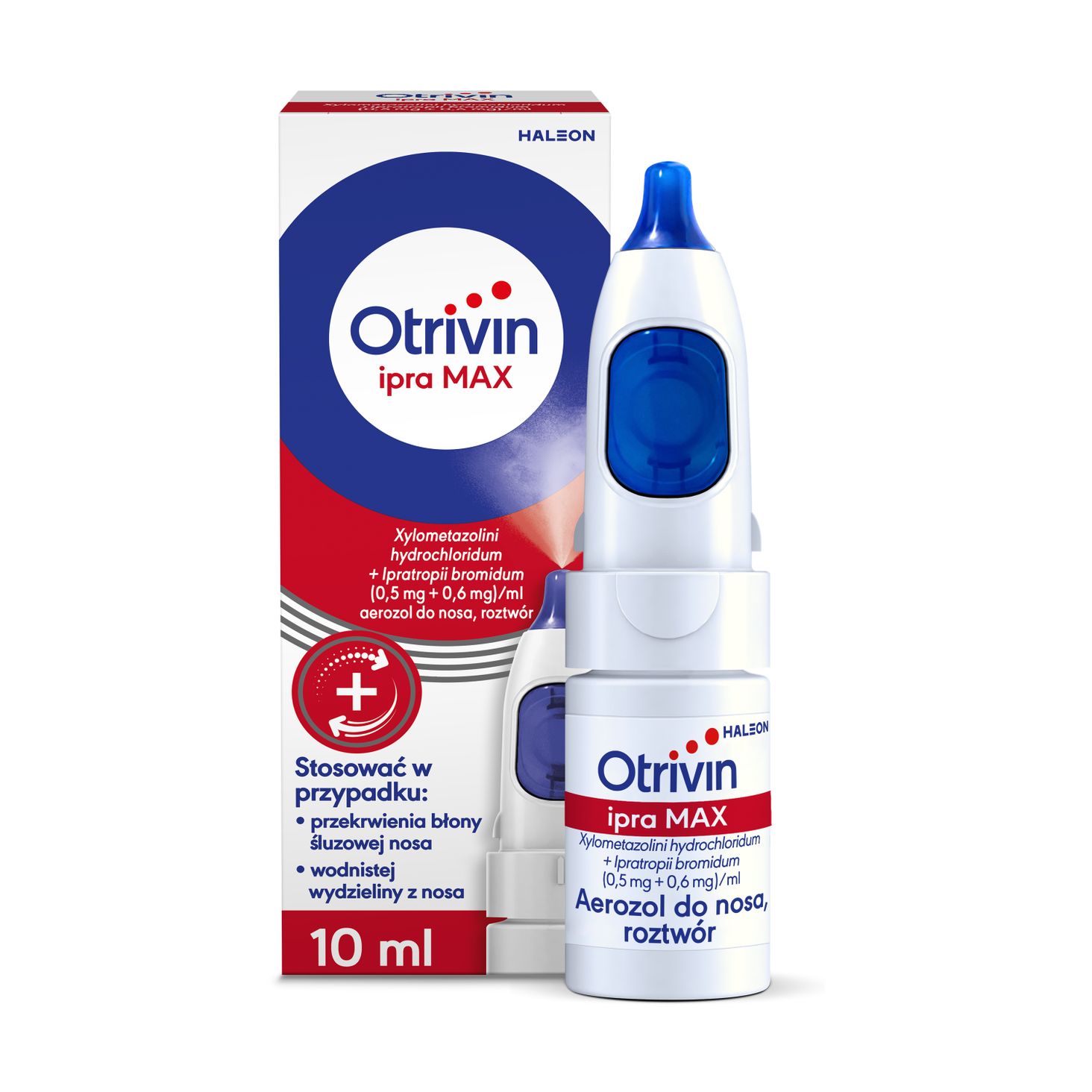 Otrivin ipra Max 0,5 mg + 0,6 mg Aerozol do nosa 10ml - 1