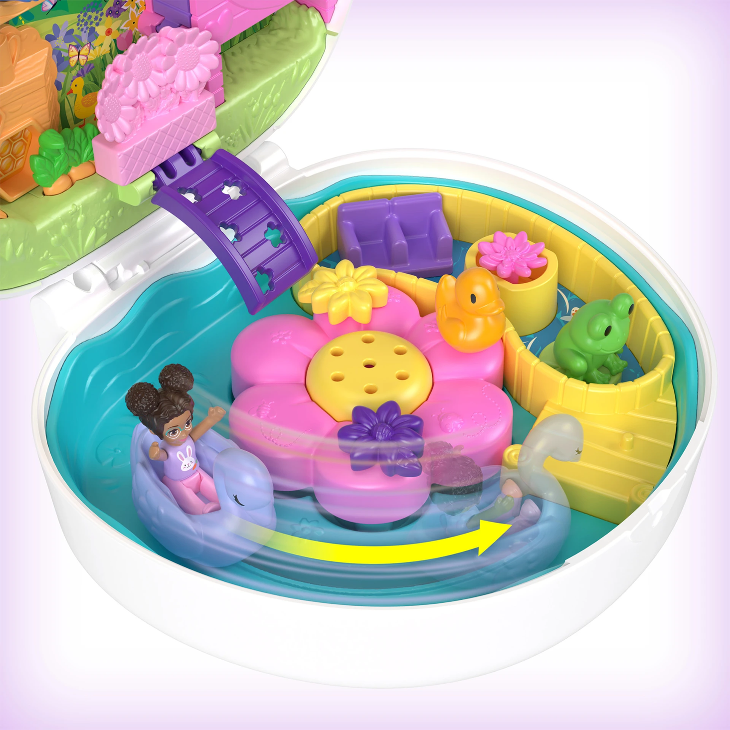 POLLY POCKET™ Ogród króliczka Zestaw kompaktowy4