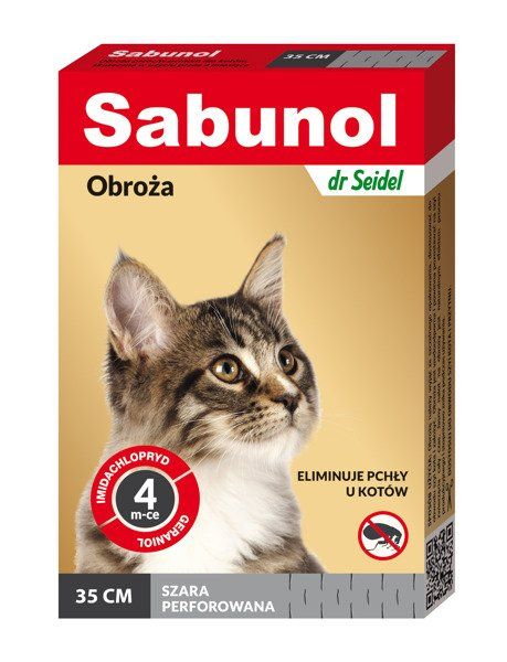 Sabunol Obroża Szara