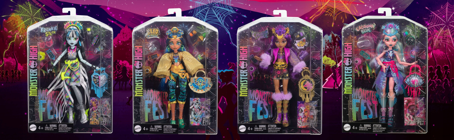 MONSTER HIGH MONSTER FEST CLEO DE NILE Lalka 3