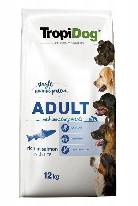 Tropidog Salmon Rice Medium Maxi