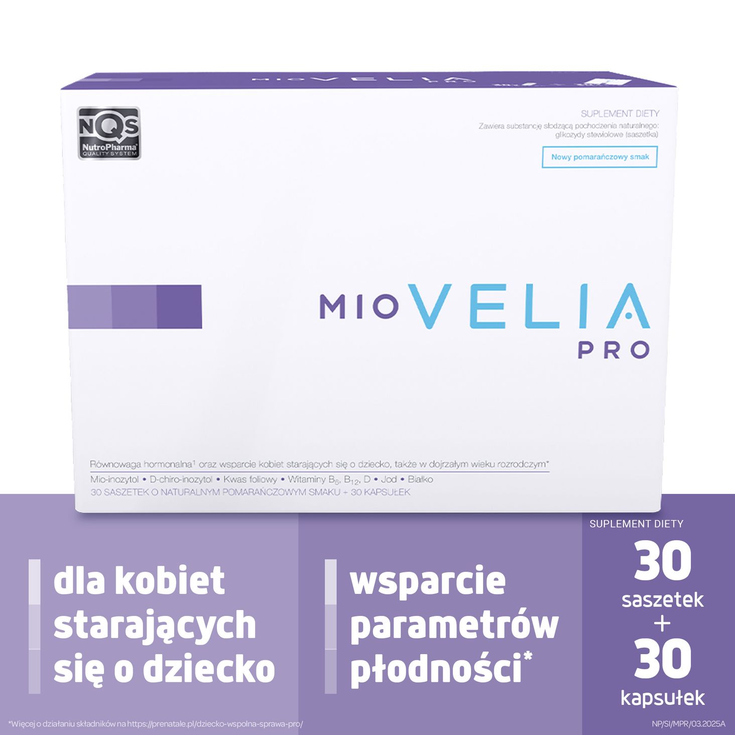 Miovelia Pro 30 kaps. + 30 sasz.