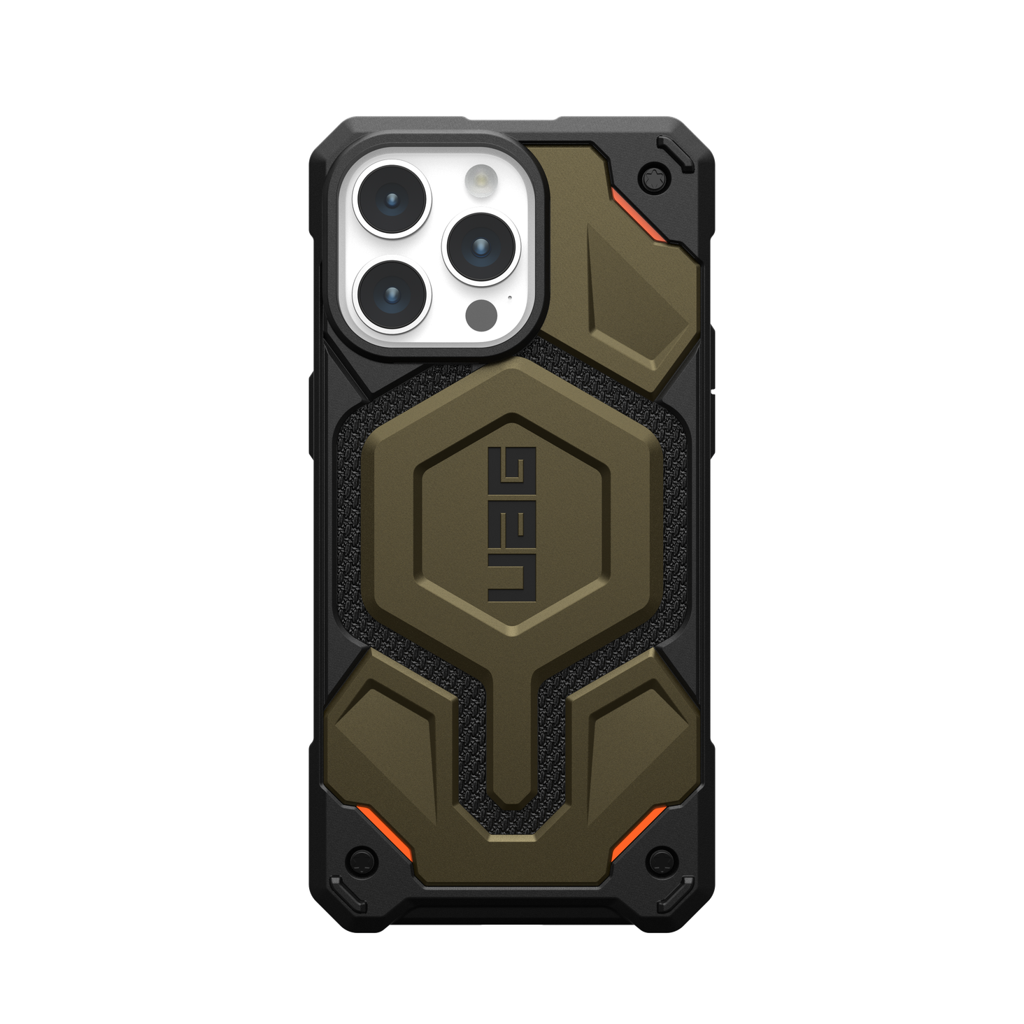 UAG Monarch Pro iPhone 15 Pro Max kevlar element green