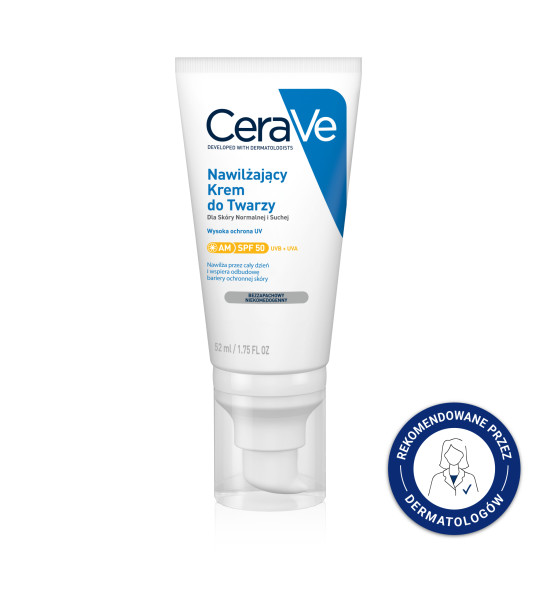 CeraVe Nawilżajacy krem do twarzy SPF50 52ml