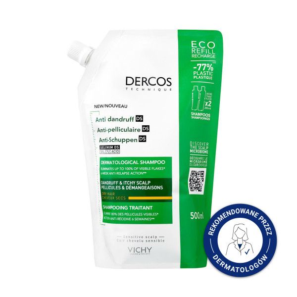 Vichy Dercos szampon przeciwłupieżowy 500ml