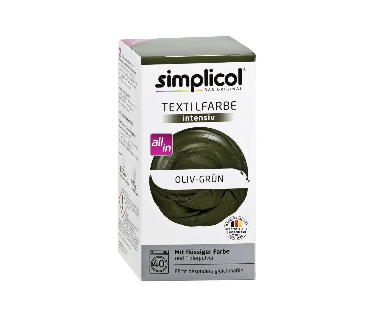 Simplicol Intensiv Barwnik Do Tkanin 560g Oliwkowa Zieleń