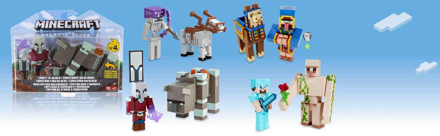 Minecraft Figurki podstawowe 2-pak Asortyment 2