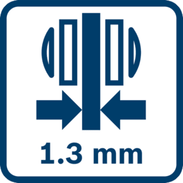 Grubość członu napędowego 1,3 mm