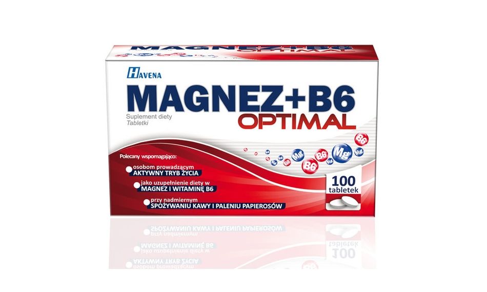 Magnez B6 Optimal 100 Tabletek Opinie I Ceny Na Ceneo Pl