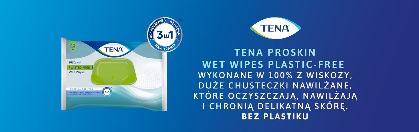TENA Wet Wipes Plasticfree banner