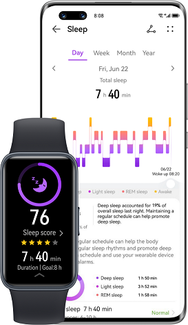 HUAWEI Band 8 - raport snu