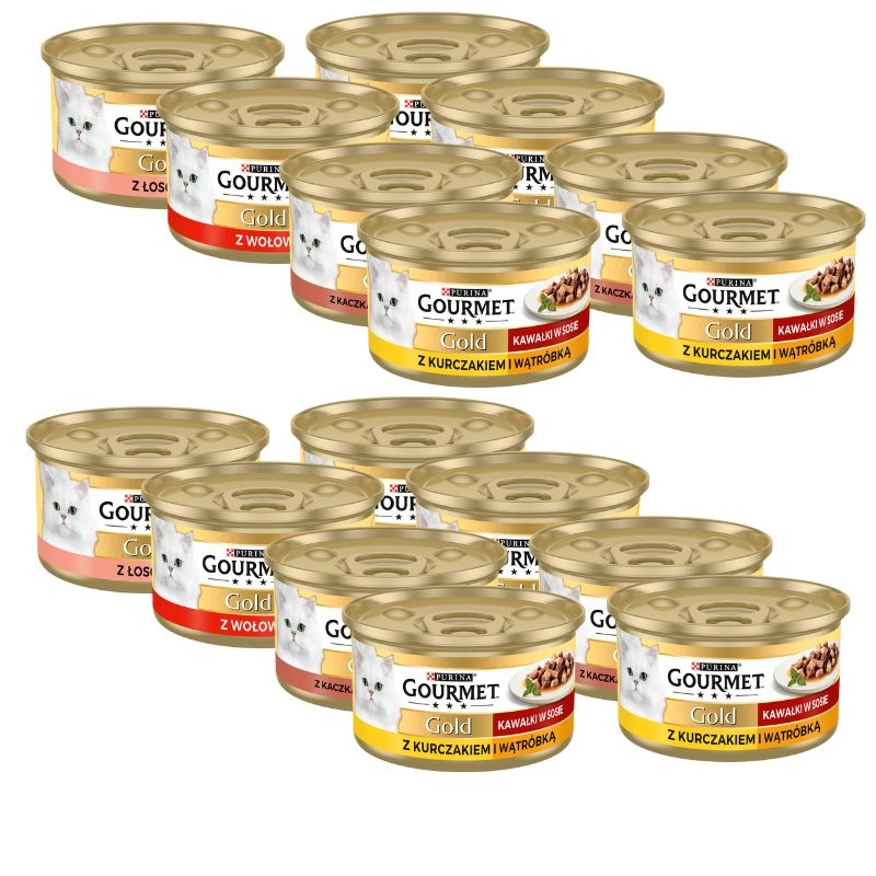 Gourmet Gold Mix smaków 48x85g