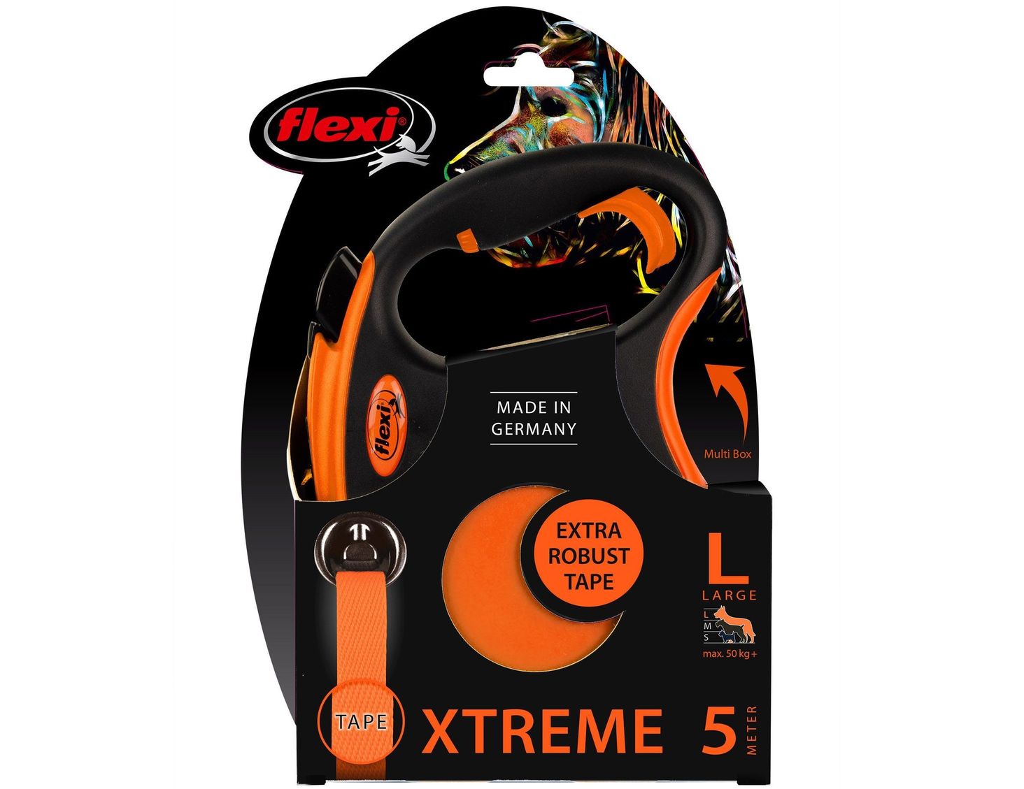 Flexi Xtreme L Taśma 5m Pomarańczowa -3