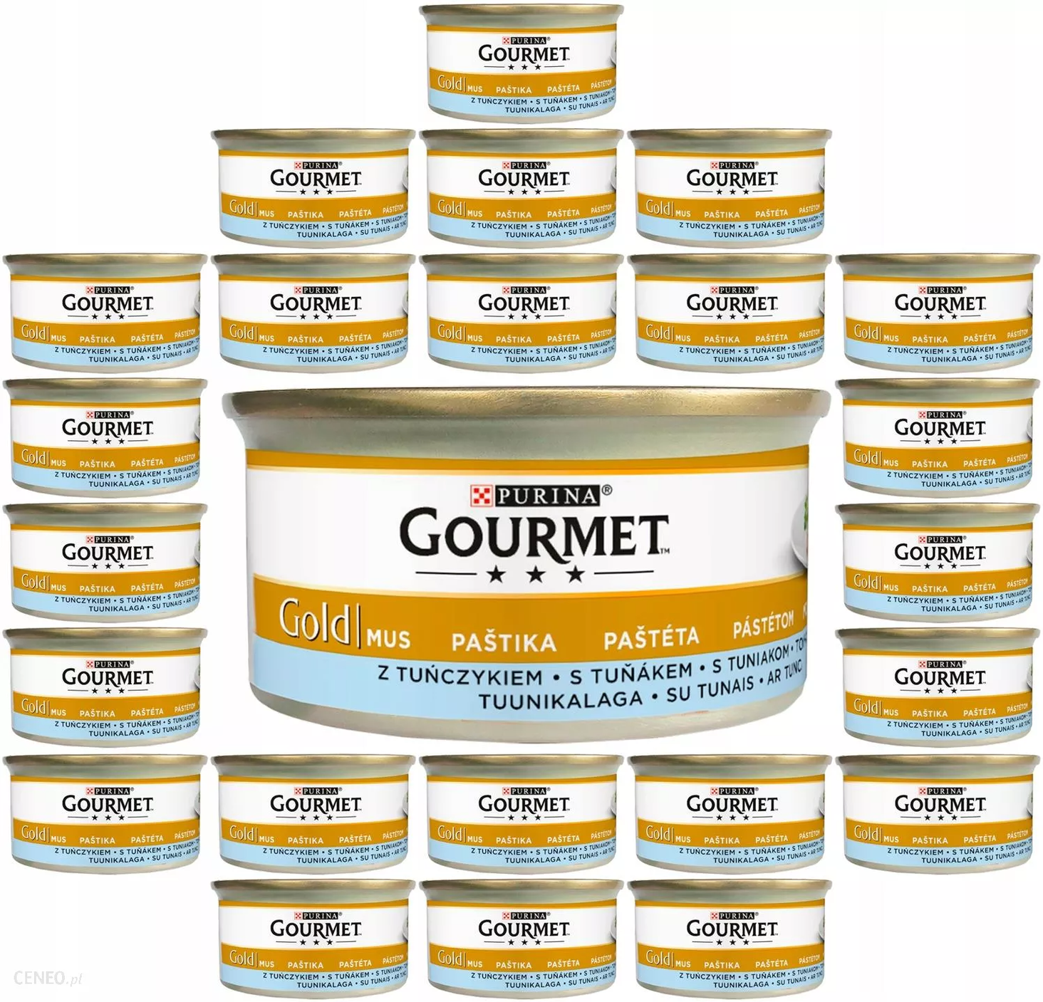 GOURMET GOLD Mus z tuńczykiem 24x85g