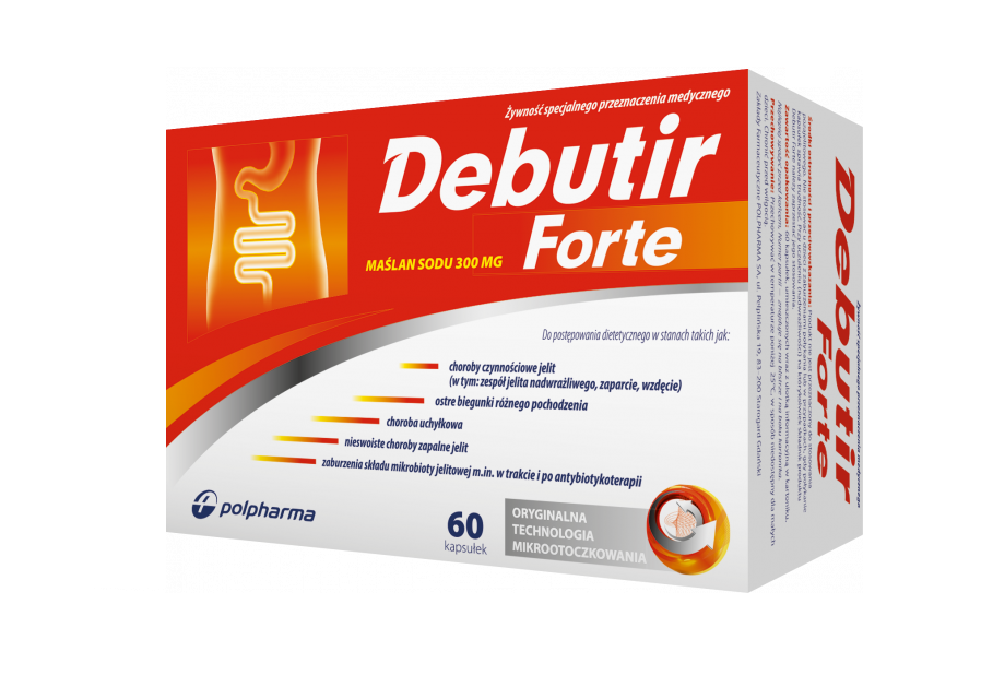 Polpharma Debutir Forte 300mg x 60 kaps.