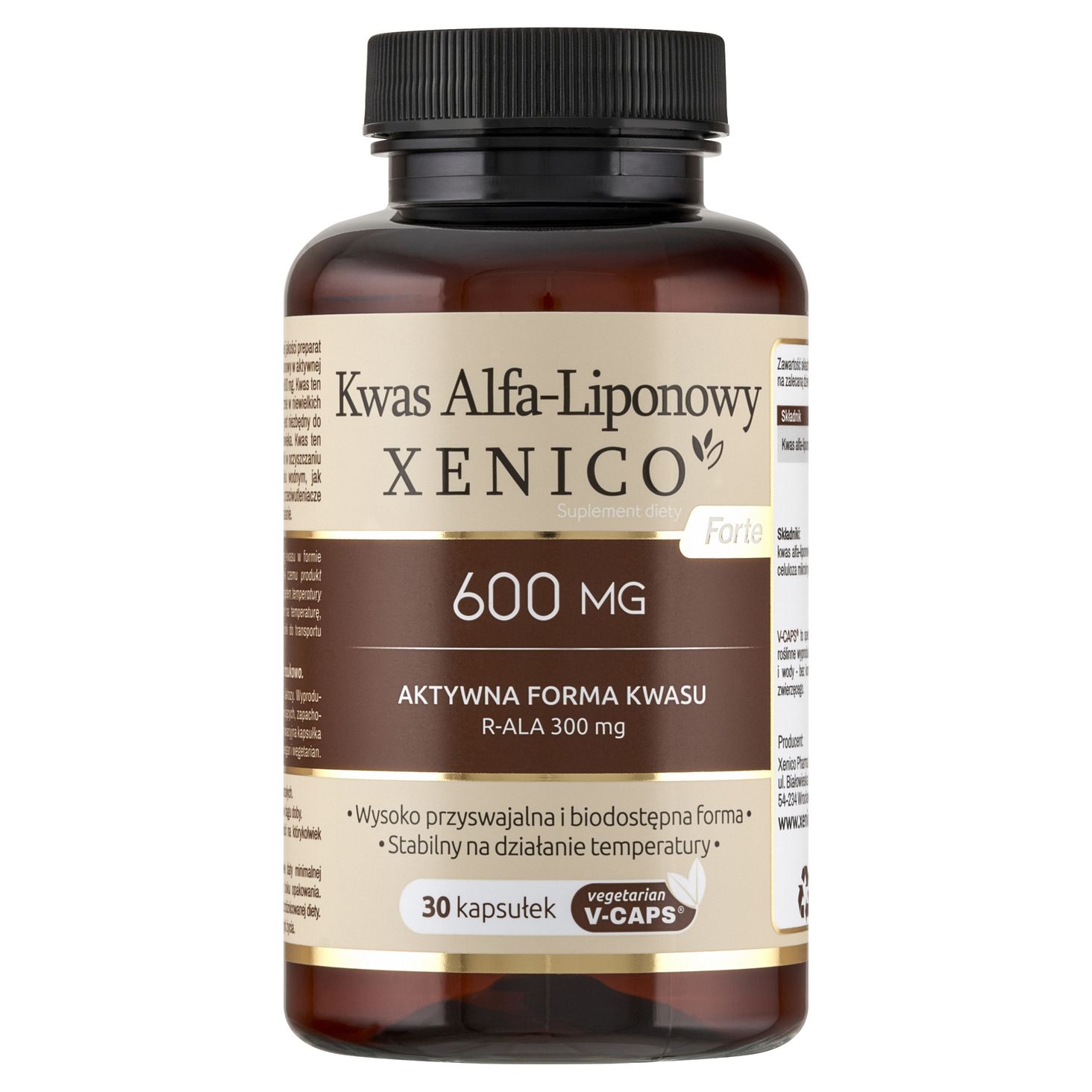 Xenico Kwas Alfa-Liponowy Forte 30 Kaps.