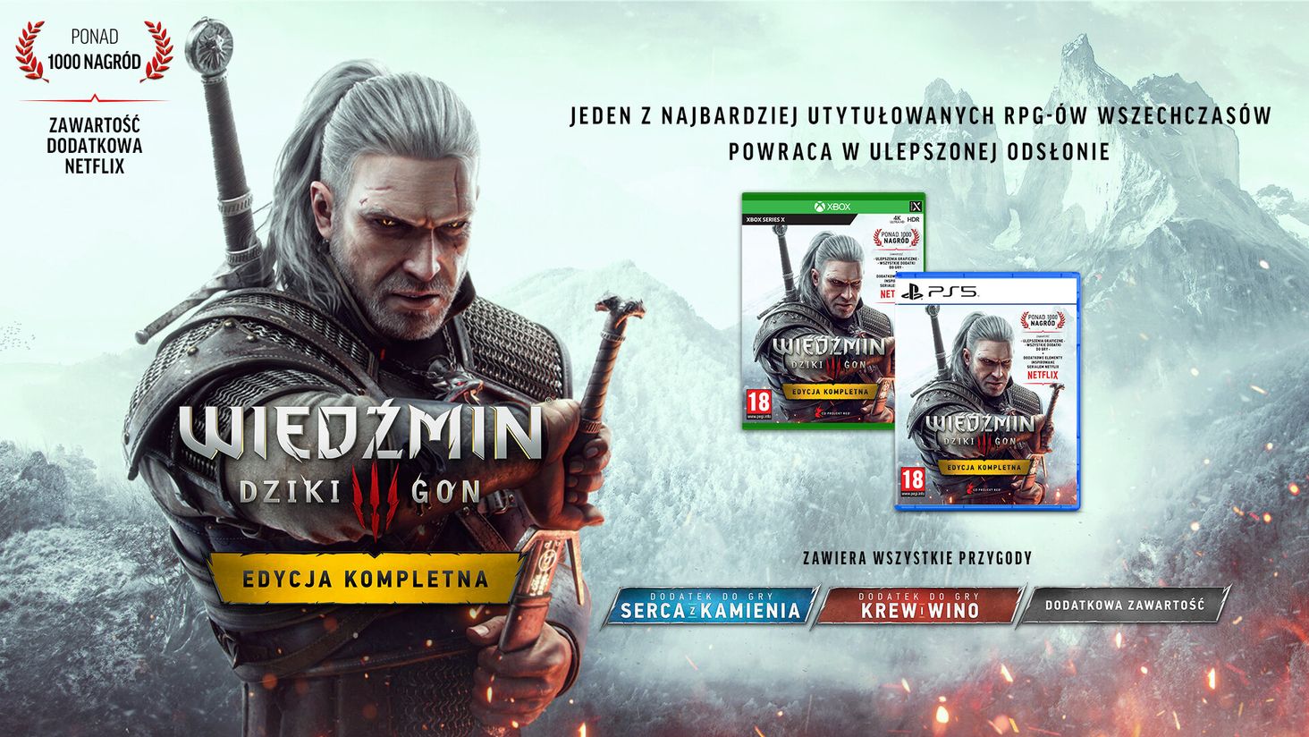 Wiedźmin 3: Dziki Gon Edycja Kompletna