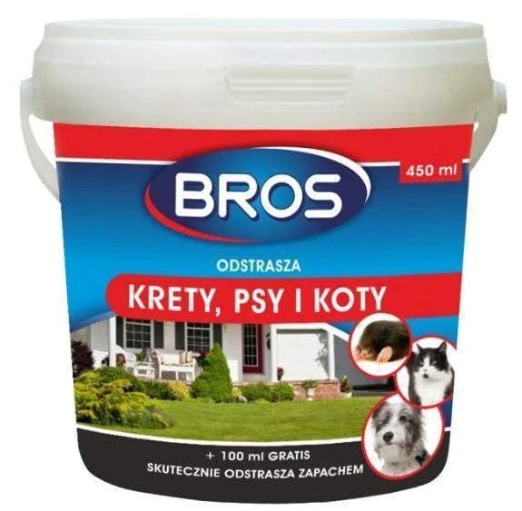Bros odstrasza krety psy i koty 450ml - 1