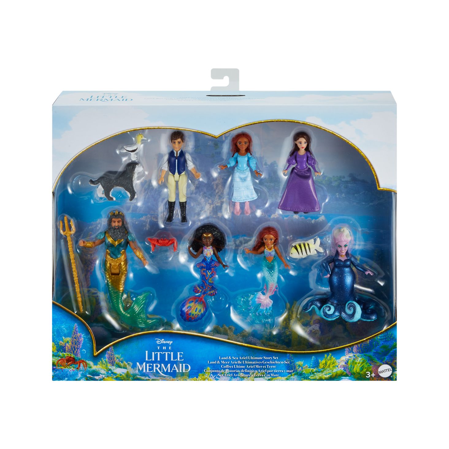 Mattel Mała syrenka zestaw opakowanie