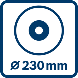 Średnica tarcz 230 mm