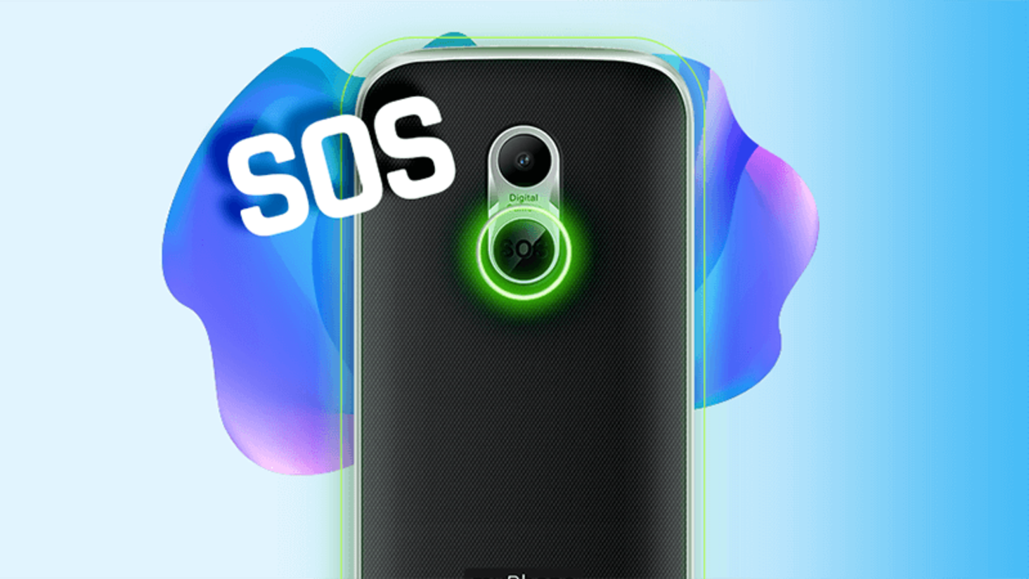 myPhone Halo A LTE 128 GB Czarny Ikona Przycisk SOS