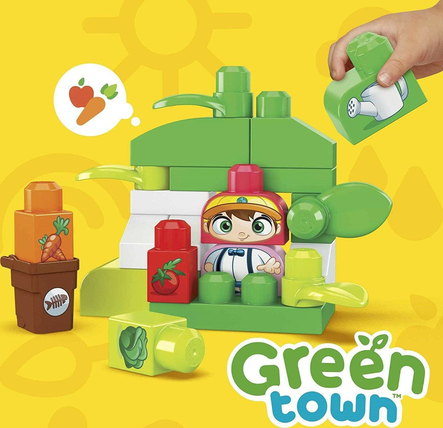 Mega Bloks® Green Town™ Ekodomek „Buduj i ucz się” 4