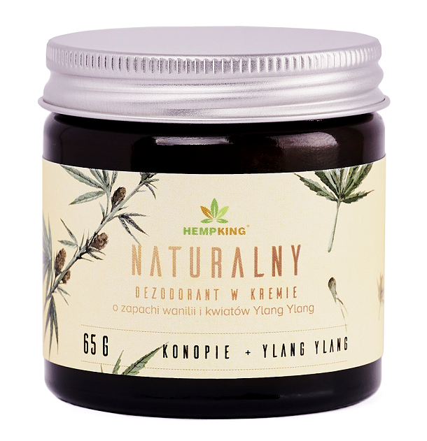 Hemp King Naturalny Dezodorant Konopny Z Wanilią 65g
