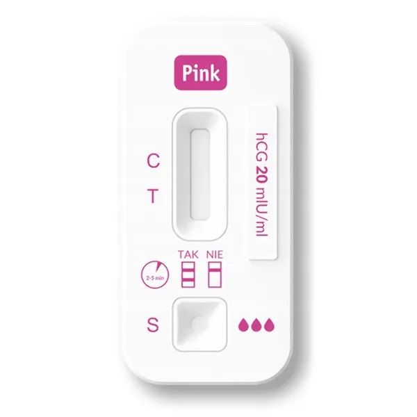 Test ciążowy Pink Super Czuły płytkowy
