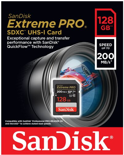 Karta pamięci SANDISK EXTREME PRO SDXC 128GB - 4