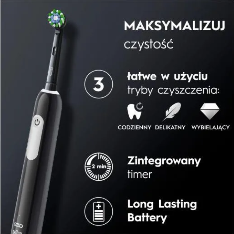 Szczoteczka elektryczna Oral-B Pro Series 1 Black_2