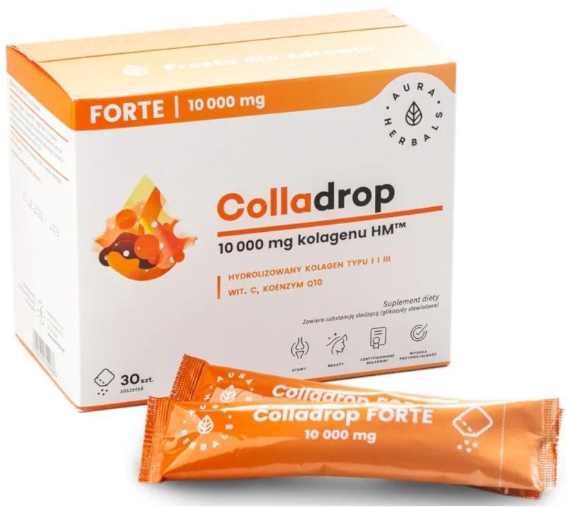 Aura Herbals Colladrop Forte 10000mg 30sasz. -1