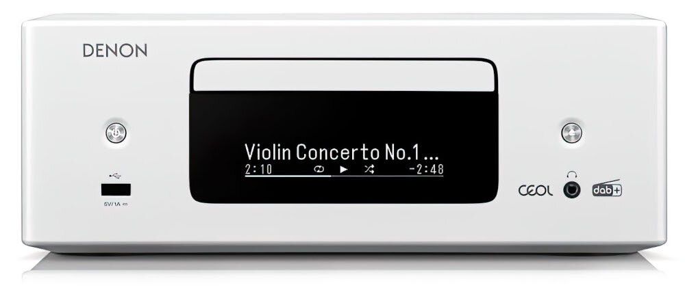Denon RCD-N12 DAB (RCDN-12 DAB) Biały zdj3