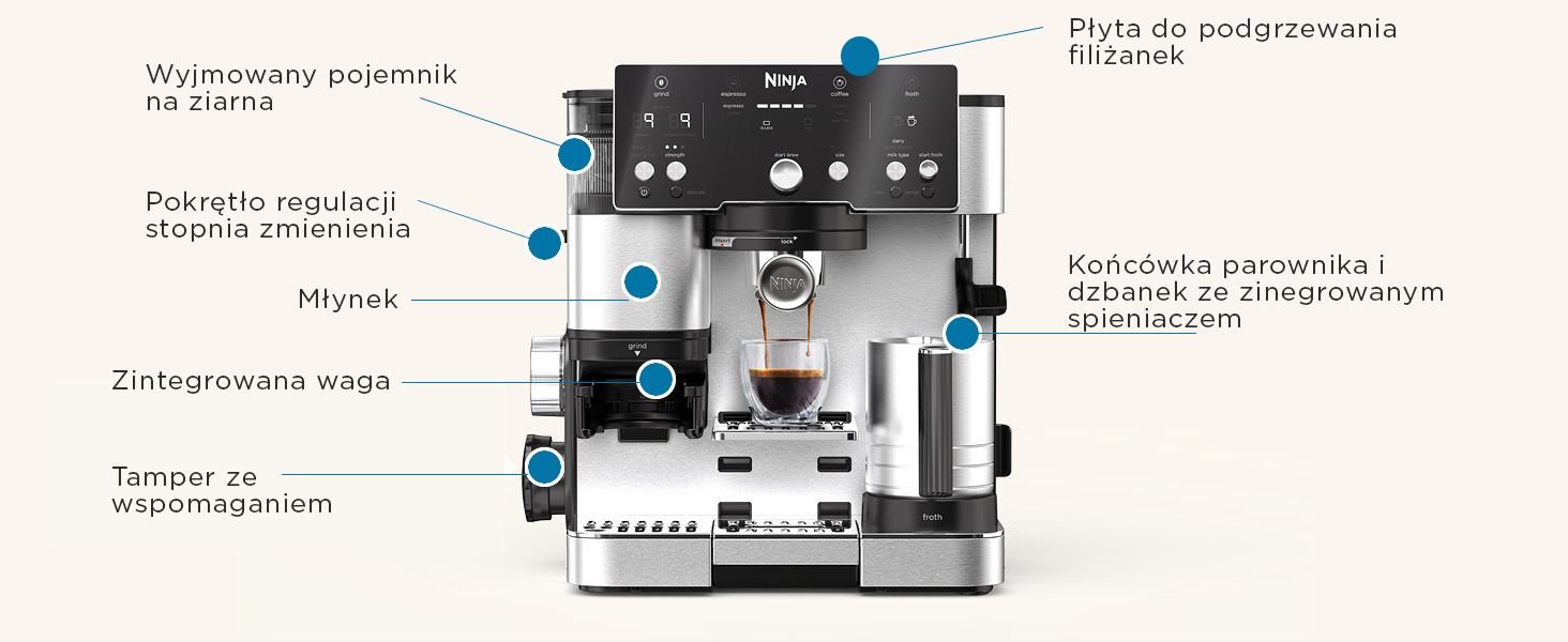 Ekspres Ninja ES501EU Zdjęcie 8