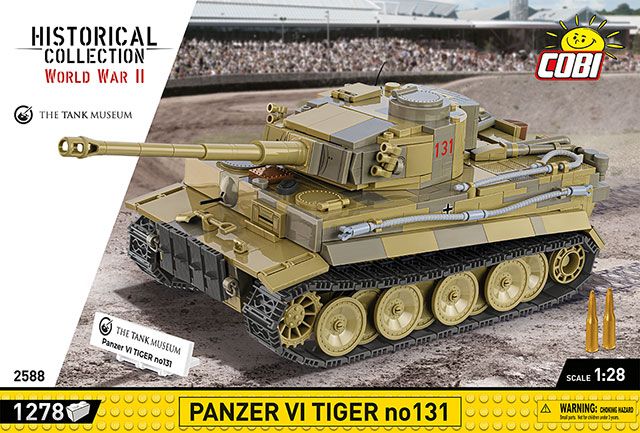 COBI Historical Collection Panzer VI Tiger no131 baner