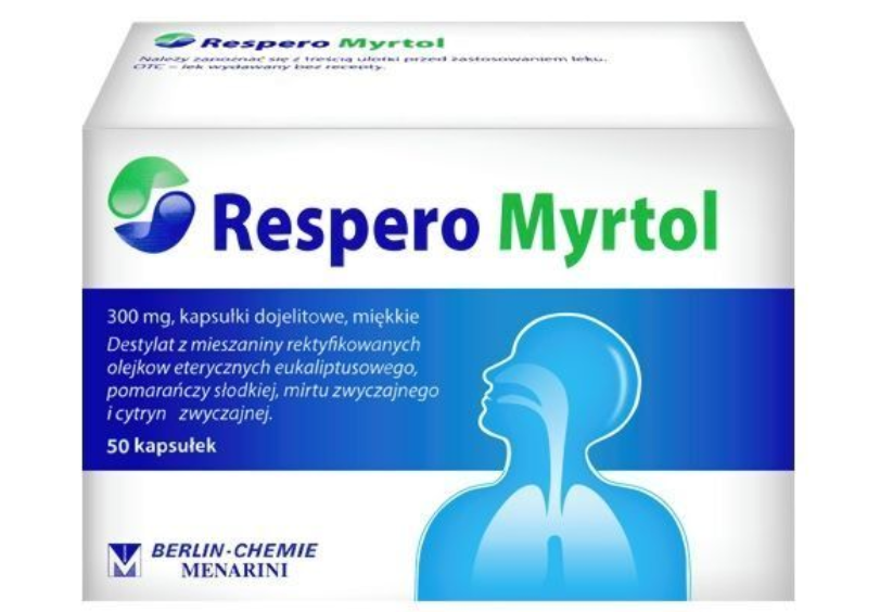 Respero Myrtol 300mg 50 kaps. - 2