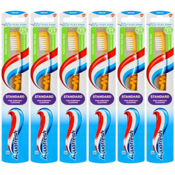 Aquafresh Standard Medium szczoteczka - 1