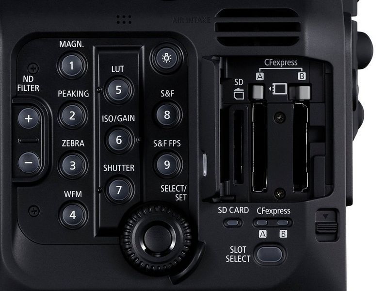 Eos C300 Mark III mocowanie
