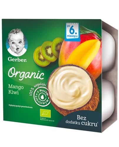 Gerber Organic Deserek z Musem Kokosowym Mango Kiwi - 1