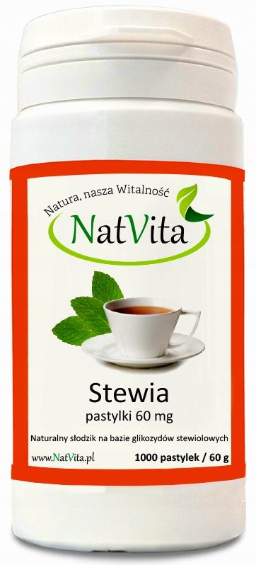 NATVITA STEWIA (STEVIA) SŁODZIK W PASTYLKACH