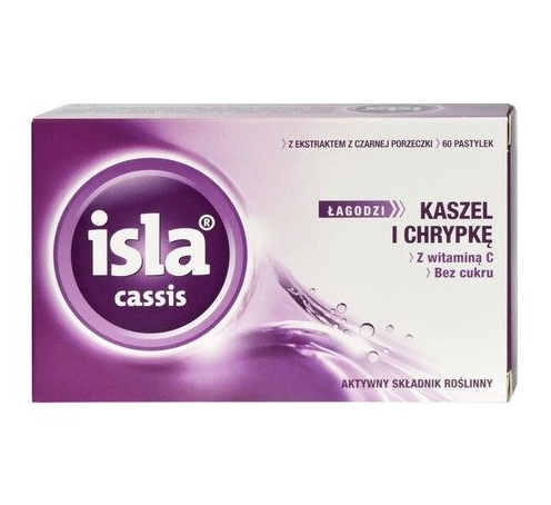 Isla Cassis 60 pastylek do ssania