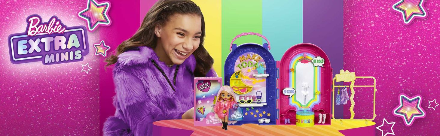 Barbie® Extra Minis Lalka i butik Zestaw z akcesoriami 9