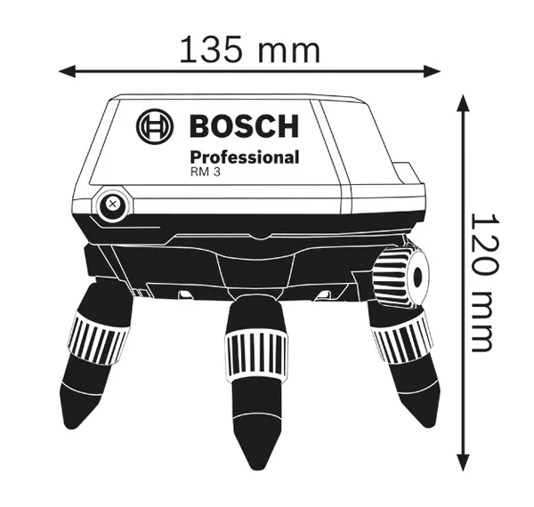 Bosch RM 3 Professional wymiary