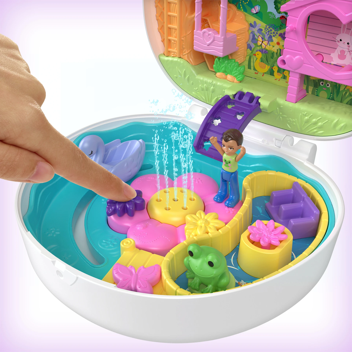 POLLY POCKET™ Ogród króliczka Zestaw kompaktowy6