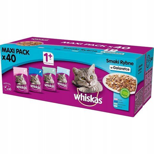 Whiskas Adult Saszetka Smaki Rybne