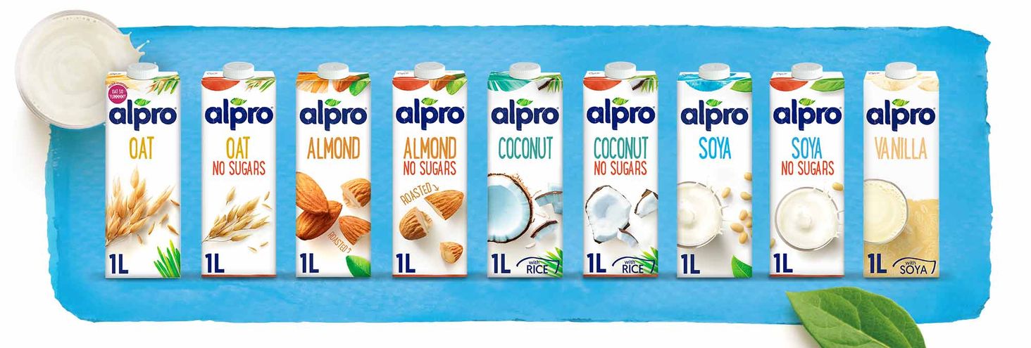 Alpro napoje roślinne - smaki