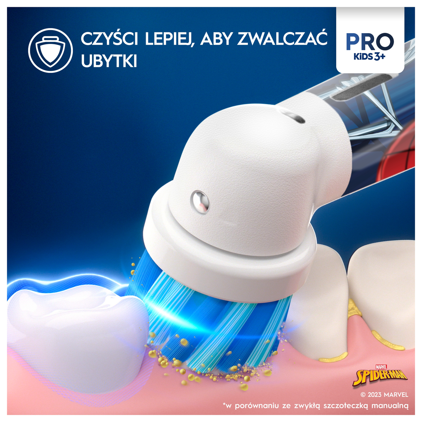 Oral-B Pro Kids Spider-Man czarny zdj produktu 4