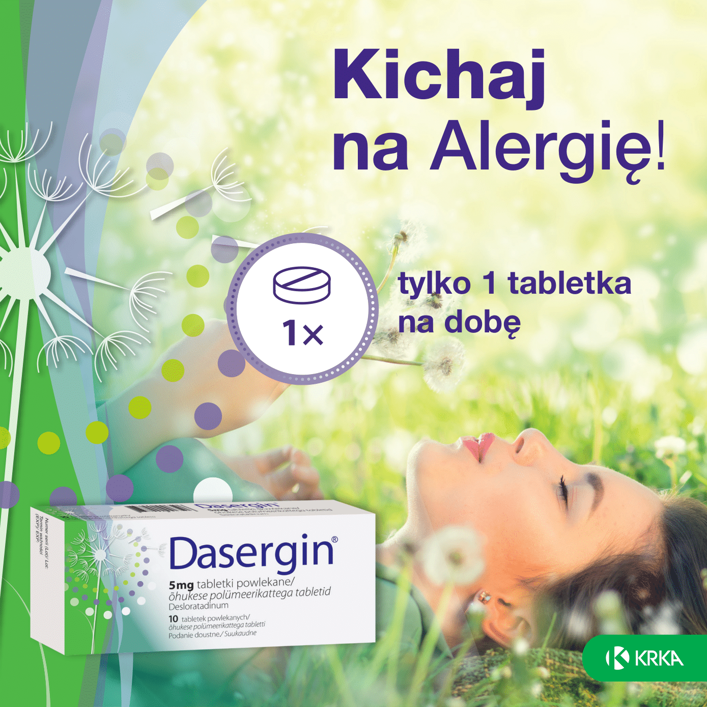 Dasergin 5mg, 10 tabletek powlekanych - 3